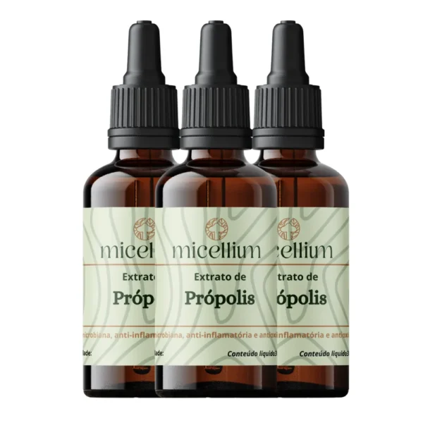 Kit 3 Un. Extrato de Própolis 30mls