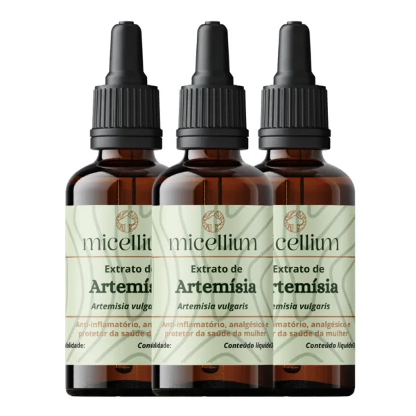 Kit 3 Un. Extrato de Artemísia 30mls